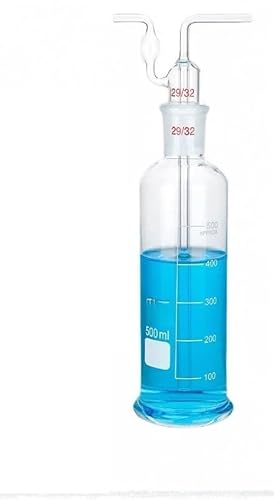 10 ml – 1000 ml Glass-Gasflasche mit geradem Rohr und Stopfen – Laborglaswaren for chemische Experimente(10ml (24)) von YIOOSO