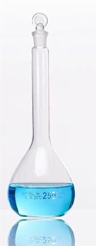 20 ml Messkolben aus Glass for Laborzwecke mit Graduierung und Glasstopfen – Präzisionsmesswerkzeug for wissenschaftliche Experimente von YIOOSO