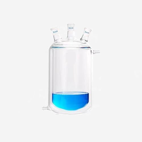 2000 ml Reaktionsflasche mit drei Löchern und Mantel – Doppelschichtiger Glasreaktorkolben for den Laborgebrauch 2000 ml Reaktionsflasche mit drei Löchern und Mantel – Doppelschichtiger Glasreaktorkolben for den Laborgebrauch von YIOOSO