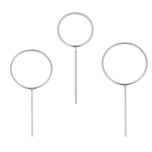 3 Stück Stützringe aus Edelstahl for Kolbenretorte – langlebige Labor-Metallringe for geschlossene Labore 3 Stück Stützringe aus Edelstahl for Kolbenretorte – langlebige Labor-Metallringe for geschlossene Labore von YIOOSO