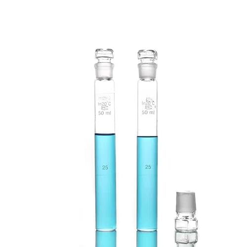 50 ml Glasküvette mit Stopfen – Präzisions-Kolorimeterröhrchen for den Laborgebrauch von YIOOSO