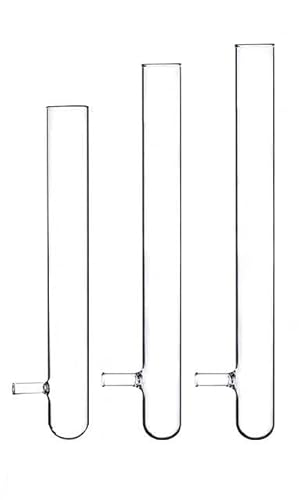 Glass-Testfilterrohr-Set – 15 x 100 mm, 15 x 150 mm, 18 x 180 mm, 20 x 200 mm, 25 x 200 mm, 30 x 200 mm, 30 x 300 mm, 40 x 200 mm, 40 x 300 mm – Vakuum-Unterseitenarm for den Laborgebrauch(15x150mm) von YIOOSO