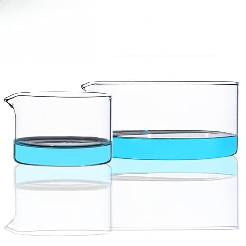 Kristallisationsschale aus Borosilikatglas – 1 runde Laborschale for hohe Temperaturbeständigkeit(200mm) von YIOOSO