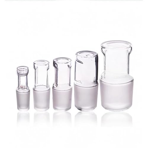 Laborglas-Hohlstopfen – 14# 19# 24# 29# Standard-Mundstopfen – 1 Stück/2 Stück/10 Stück for Kolben-Schulexperimente(No.24 2pcs) von YIOOSO
