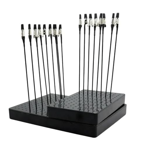 Modell-Malständer mit 10 flexiblen Clips – ideal for Airbrush-Bastelarbeiten und DIY-Projekte(10 InflexIble Clips) von YIOOSO
