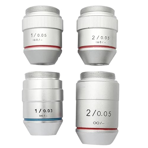 Professionelle Objektivlinse for Mikroskope - 1x & 2x Zubehör for geringe Vergrößerung(2x) von YIOOSO