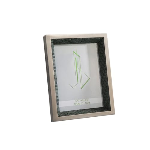 YIORYO Fotorahmen aus Leder, 4 x 6, 5 x 7, Bilderrahmen – Tisch-Fotorahmen for die Dekoration von Hochzeiten und Häusern(7inch) von YIORYO