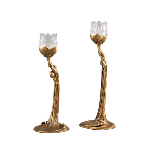 YIORYO Kerzenhalter, 2er-Set, dekorative Tischkerzenhalter for Tafelaufsätze, Kerzenhalter for Stabkerzen, Heimdekoration, Kerzenhalter for Dinnerpartys, Hochzeitsdekorationen YIORYO Kerzenhalter, 2er-Set, dekorative Tischkerzenhalter for Tafelaufsätze, Kerzenhalter for Stabkerzen, Heimdekoration, Kerzenhalter for Dinnerpartys, Hochzeitsdekorationen von YIORYO