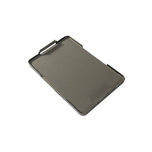 YIORYO Ledertabletts mit Metallgriffen, Modernes dekoratives Serviertablett, Dekorative Tabletts Couchtischtablett for die Inneneinrichtung(S) von YIORYO