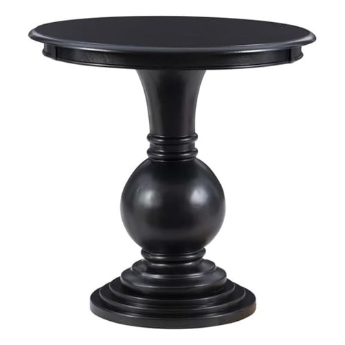 YIOSOA Linon Aspen Round Wood Accent Table Pedestal Base 26.5" High in Jet Black YIOSOA Linon Aspen Round Wood Accent Table Pedestal Base 26.5" High in Jet Black von YIOSOA