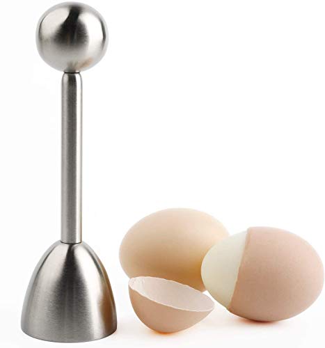 Hartei-Cracker Cracker Topper aus Edelstahl Shell Trenner Eggs Cutter von YIQI