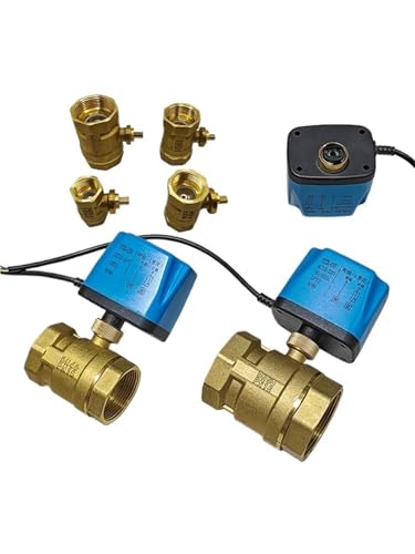 1/2" 3/4" 1" 2" Motorized Ball Valve 2 Wire Female Thread 8 N·m Big Torque Brass Electric Ball Valve 12V 24V 110V 220V AC/DC(1-1/2",220VAC_NORMALLY CLOSED) von YIRONCNPA