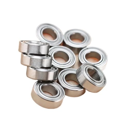 10 stücke Kleine Mini Lager 4x7x2,5 5x8x2 5x10x4 6x10x3 8x22x7 for Fahrrad RC Auto Spielzeug 3D Drucker Halterung 608zz Miniatur Kugellager(ID 4x8x3mm) von YIRONCNPA