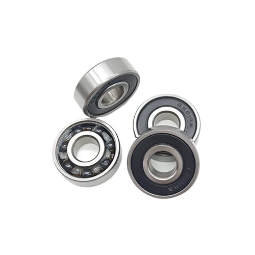 2 STÜCKE 6201RS CB 12X32X10mm Hybrid-Keramiklager ABEC-7 Industrie-Motorspindel 6201 Hybriden Si3N4 Kugellager 3NC 6201RS von YIRONCNPA