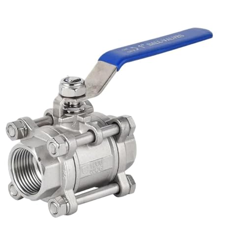 3/8" 1/2" 3/4" 1" 1-1/4" 1-1/2" 2" 304 Stainless Steel Three-way Ball Valve Internal Thread Water Pipe Welding Valve Switch DN15(1-1/4") von YIRONCNPA