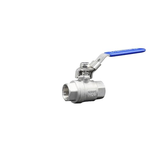 304/316 Edelstahl-Kugelhahn 2PC Mittel Zweiteilig Innengewinde Ventil Hochdruck Innengewinde 4 Punkte 2 Zoll 1 Zoll(316 11/4) von YIRONCNPA
