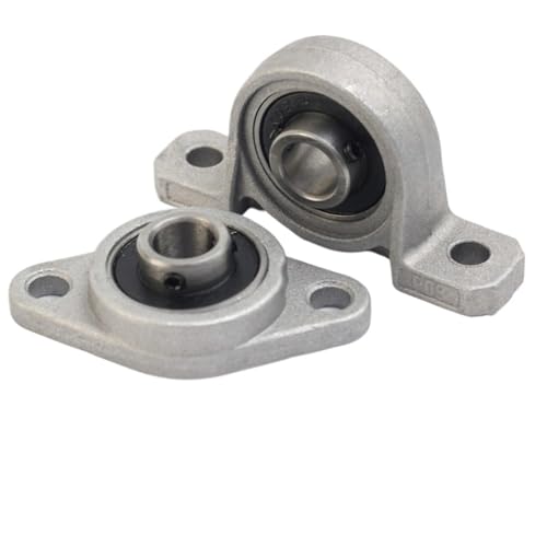 5/1 STÜCKE KP08 KFL08 Stehlager Mini Zinklegierung Stehlager Halterung Montiert Kugellager Innenbohrung Wellenstangenunterstützung DIY(5PCS,KFL08) von YIRONCNPA