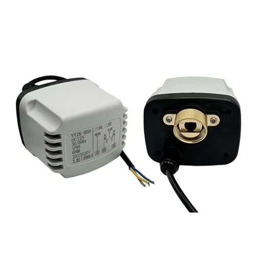 AC220V DC24V DC12V IP65 Wasserdichter Elektrischer Kugelhahnantrieb, 3-adrig, 2-Steuerung, Elektrischer Kugelhahnmotor, 1/2 Zoll, 3/4 Zoll, 1 Zoll, 2 Zoll(110VAC,CR03) von YIRONCNPA