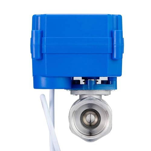 DN15 1/2" Stainless Steel Two Way Electric Ball Valve DC5V DC12V DC24V AC220V CR01 CR02 CR03 CR04 CR05 Motorized Valve For Water(AC220V CR04) von YIRONCNPA