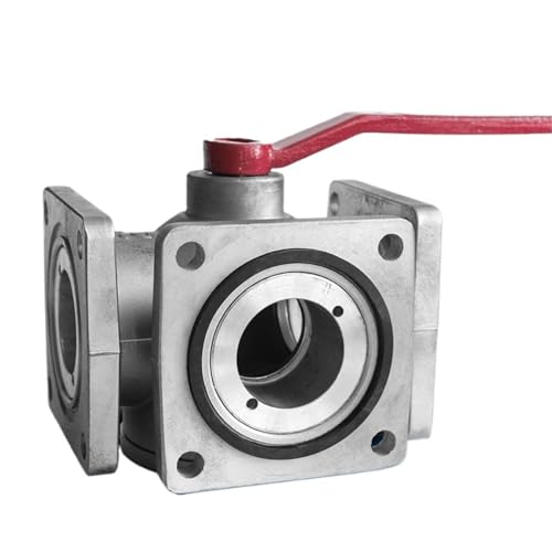 DN80/3 Zoll Sprinkler Vierwege-Dreiwege-Kugelhahn Öltankerventil Vierkantflansch-Kugelhahn 2 Zoll 2,5 Zoll(2) von YIRONCNPA