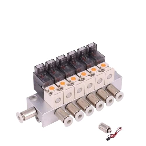 High frequency 10mm miniature solenoid valve 3/2 way Complete Set NC pneumatic air valve knitting machine socks machine(N.C_DC 24V_101-BG) von YIRONCNPA