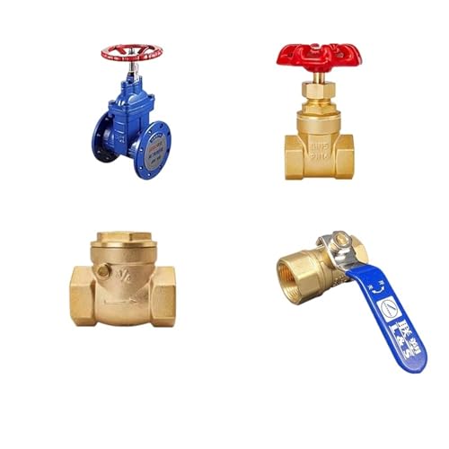 Liansu Messingkastenventil 4 Punkte 6 Punkte Haushaltsleitungswasser Kupfer Verdicktes Rückschlagventil Wasserreiniger Kugelhahn Dreiwegeventil(DN80 3 inch brass box valve) von YIRONCNPA