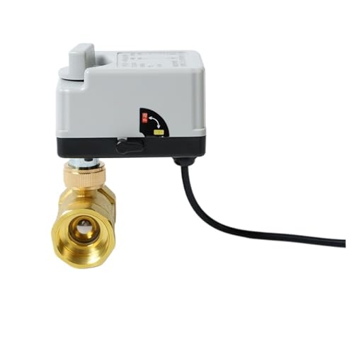 Manueller Und Automatischer Elektrischer Kugelhahn, Korrosionsbeständiges Gewindeventil Aus Messing, Wasserdichter Mikroelektrischer Ventilschalter(6 points25mm DC1224V) von YIRONCNPA