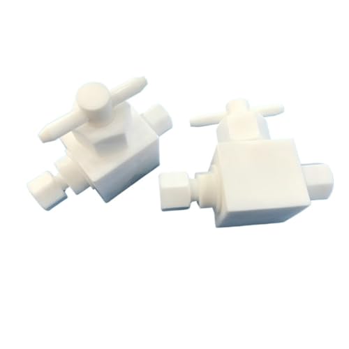 PTFE-Ventil Kugelhahn PTFE-Zweiwegeventil Teflon-Verbindung von YIRONCNPA
