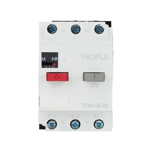 People's Appliance RDM108 Serie Kompaktleistungsschalter 1-1,6 A 2,5-4 A 5-8 A 8-12,5 A 10-16 A 14-20 A AC-Motorschutz(14-20A) von YIRONCNPA