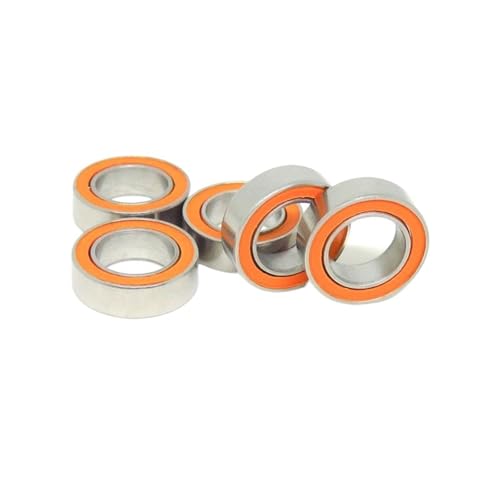 5pcs 6x10x3 Hybrid Ceramic Bearing SMR106 2RS Stainless Ceramic Ball Bearing 6 * 10 * 3 SMR106C 2OS RC Bearing MR106 RS DDU ABEC7(SMR74C-2OS 4x7x2.5mm) von YIRQOOQDP