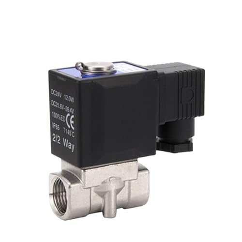 Fluid Control Valve 2S Series 2S050 Direct-acting And Normally Closed 3/8" 1/2" Terminal Type(2S050-10,DC12V (-F)) von YIRQOOQDP