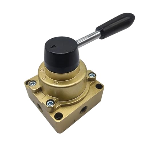 HV-02 03 04 HV-200B/D HV200-02 300-03 400-04 4 weg 3 position manuelle ventil Pneumatische Hand Bedient Manuelle Bedient Luft Schalter(HV200-02) von YIRQOOQDP