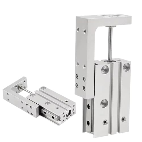MXH/HLH-Schienenzylinder MXH6 MXH10 MXH16 MXH20 Typ Präzisions-Pneumatikzylinder Linearer Seitenschienenführungsstangenzylinder MXH6-10(Stroke 15mm,MXH6) von YIRQOOQDP
