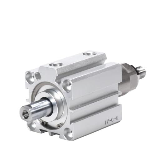 SDAJ80/100mm Bore Double Acting Piston Tools Aluminum Alloy Adjustable Stroke Compact Thin Air Pneumatic Cylinder(Stroke 45-45,SDAJ100 No Magnet) von YIRQOOQDP