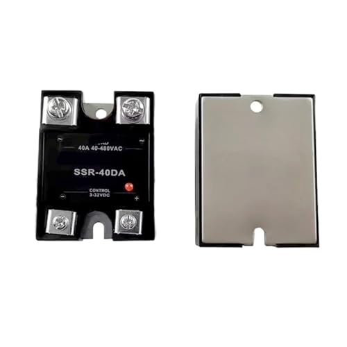 SSR-40DA einphasiges Halbleiterrelais 25 60 80DA DC-Steuerung AC 100A Thyristor 24VDC 5A bis 200A Halbleiterrelais(SSR-50DA) von YIRQOOQDP