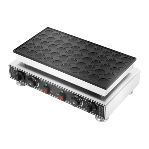 50 Loch Muffin Maschine,Crepes Maker,1800W Pfannkuchenautomat mit Antihaftbeschichtung,Edelstahl Muffin-Maker für Fast Food Läden,Cafés,Bäckereien 50 Loch Muffin Maschine,Crepes Maker,1800W Pfannkuchenautomat mit Antihaftbeschichtung,Edelstahl Muffin-Maker für Fast Food Läden,Cafés,Bäckereien von YISSALE