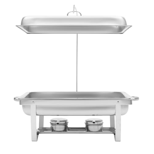 7L Chafing Dish Edelstahl Buffet Set,56x35.5x7.5cm Warmhaltebehälter Speisenwärmer,Wärmebehälter für Catering,Buffet,Party 7L Chafing Dish Edelstahl Buffet Set,56x35.5x7.5cm Warmhaltebehälter Speisenwärmer,Wärmebehälter für Catering,Buffet,Party von YISSALE