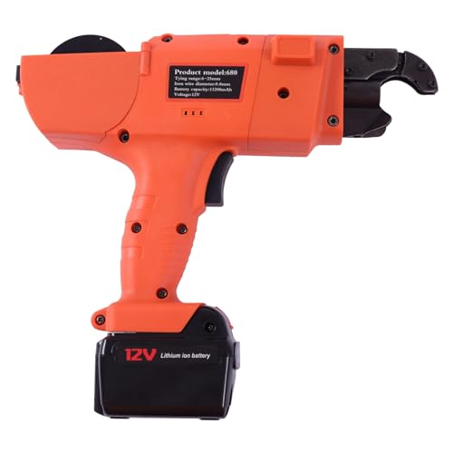 Automatische Bindemaschine Rebar Tying Bewehrungsverbinder Drahtbindemaschine 12V für 6-25mm Stahlband von YISSALE