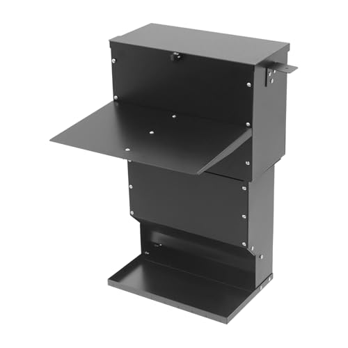 Hirschfutterspender, 41x 26x67cm Hängender Hirschfutterautomat, Tragfähigkeit 27kg, Hundefütterung mit Deckel für Großen Hunden, Katzen, Kühen, Rehen, Schafen von YISSALE