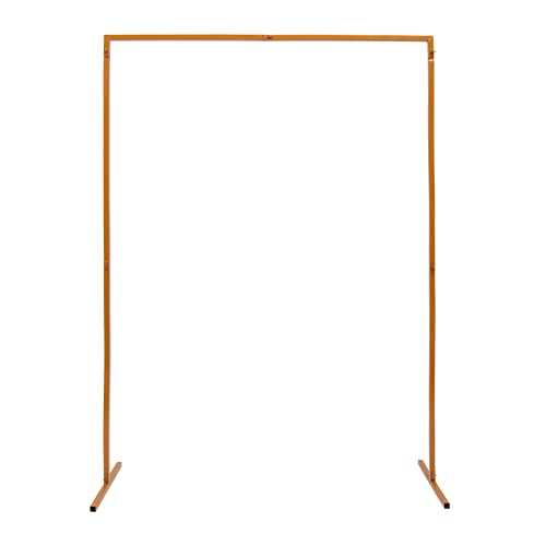 Quadratischen Hochzeitsbogen Ballonbogen Ständer für Geburtstag Garten Hochzeitsbögen Hintergrundständer aus Metall Gold 2 * 1,5 m von YISSALE