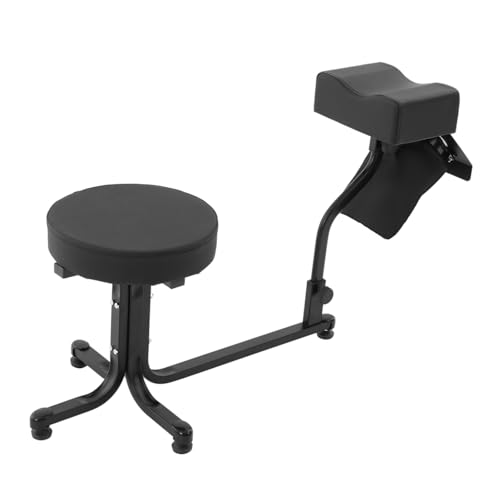 YISSALE Fußpflegehocker mit Staubsauger,2 in 1 Pediküre Hocker Stuhl,Pediküre Stuhl,Maniküre Fußstütze,Fußpflege Fußhocker für Nagelstudios,SPAs,Schönheitssalons (Schwarz) von YISSALE