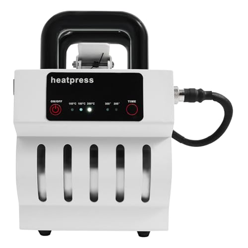 YISSALE Mini Tassenpresse Maschine,350W Mug Presse Heater,Tragbare Becherpresse,Sublimationspresse Mugpresse,Bedrucken Sublimationspresse für 11-30 oz Tumbler (Weiß) von YISSALE