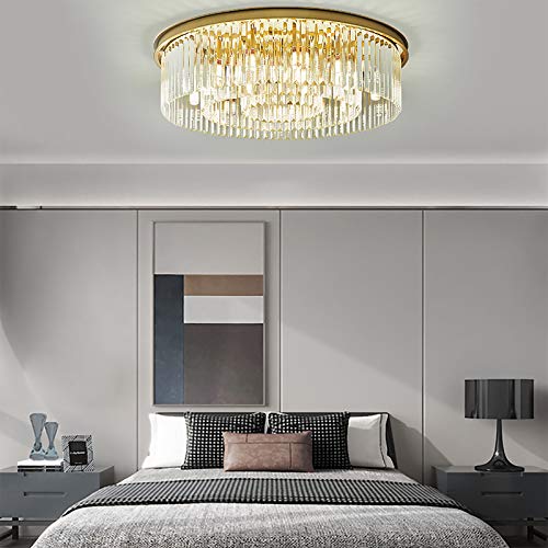YISSALE Moderne Kristall Deckenleuchte LED Deckenlampe für Badezimmer Wohnzimmer Schlafzimmer Esszimmer mit Leuchtmittel (E14 Lampenfassungen von YISSALE