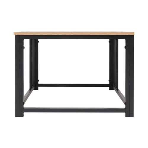 YISSALE Quadratisch Couchtisch,60x60x45cm Moderne Wohnzimmertisch,Sofa Kaffeetisch,Beistelltisch,Laptoptisch Würfel für Wohnzimmer,Büro,Café von YISSALE