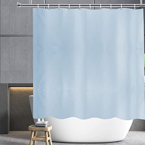 YISURE Duschvorhang 200x200 Blau für Badewanne, Duschvorhang Textil wasserabweisend waschbar und schimmelfrei für Badezimmer zu Hause, Breite 200 x Höhe 200cm von YISURE