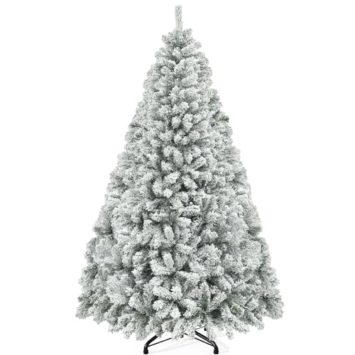 YITAHOME 229cm Künstlicher Weihnachtsbaum mit Schnee, ca. 1346 Spitzen Tannenbaum mit Klappsystem-Rahmen & Faltbarem Metallständer, Schnellaufbau für Zuhause Büro Geschäfte, 229 x Φ115cm YITAHOME 229cm Künstlicher Weihnachtsbaum mit Schnee, ca. 1346 Spitzen Tannenbaum mit Klappsystem-Rahmen & Faltbarem Metallständer, Schnellaufbau für Zuhause Büro Geschäfte, 229 x Φ115cm von YITAHOME