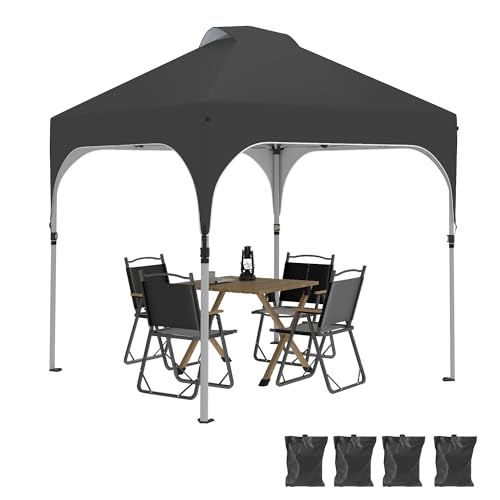 YITAHOME Pavillon 3x3m +4er Set Sandsäcke+Belüftung | Faltpavillon stabil & höhenverstellbar | Gartenzelt UV Schutz 50+ Upgrade fur Garten,Party,Camping,Outdoor schwarz YITAHOME Pavillon 3x3m +4er Set Sandsäcke+Belüftung | Faltpavillon stabil & höhenverstellbar | Gartenzelt UV Schutz 50+ Upgrade fur Garten,Party,Camping,Outdoor schwarz von YITAHOME