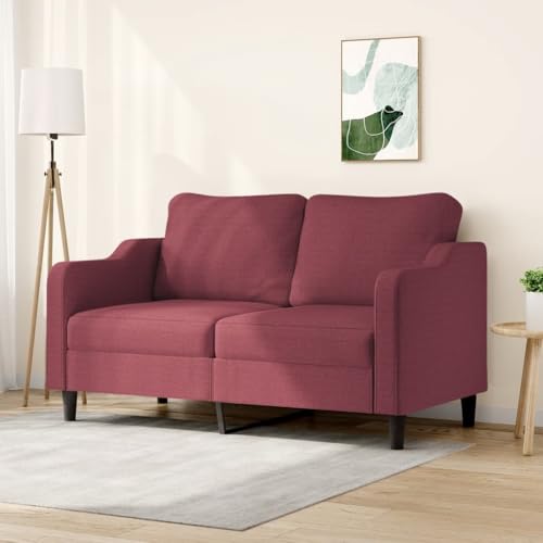 YITHOPI 2-Sitzer-Sofa Weinrot Multifunktionales Sofa Schlafzimmersofas für zweites Schlafzimmer 140 cm Stoff YITHOPI 2-Sitzer-Sofa Weinrot Multifunktionales Sofa Schlafzimmersofas für zweites Schlafzimmer 140 cm Stoff von YITHOPI