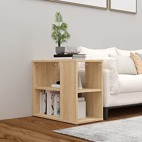 YITHOPI Beistelltisch Sonoma-Eiche Wohnzimmerschränke für Schlafzimmer Küche 60x30x50 cm Holzwerkstoff YITHOPI Beistelltisch Sonoma-Eiche Wohnzimmerschränke für Schlafzimmer Küche 60x30x50 cm Holzwerkstoff von YITHOPI