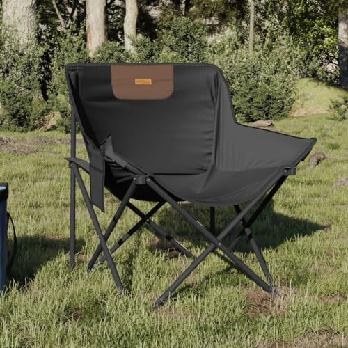 YITHOPI Campingstühle 2 STK. mit Tasche Klappbar Schwarz Sitzmöbel für Draußen Terrassenmöbel für Innenhöfe YITHOPI Campingstühle 2 STK. mit Tasche Klappbar Schwarz Sitzmöbel für Draußen Terrassenmöbel für Innenhöfe von YITHOPI